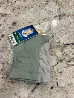 Gerber boys 2-Pack Cotton pants - Sage Green & Light Gray